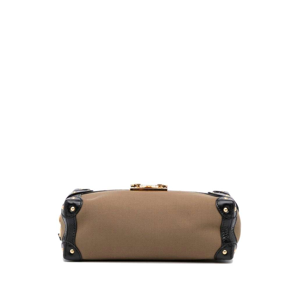 Louis Vuitton Petite Malle Soft MM Brown Canvas Very good - Box View