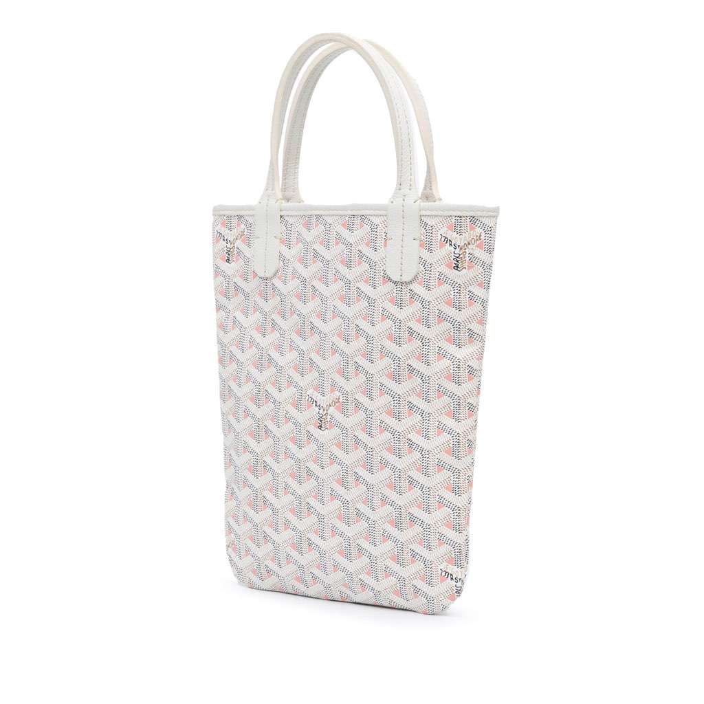 Goyard Goyardine Poitiers Claire Voie White Canvas Very good - Back View