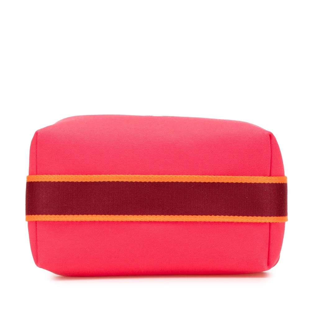 Hermès Small Canvas Bride A Brac Pink Canvas Good condition - Inside View
