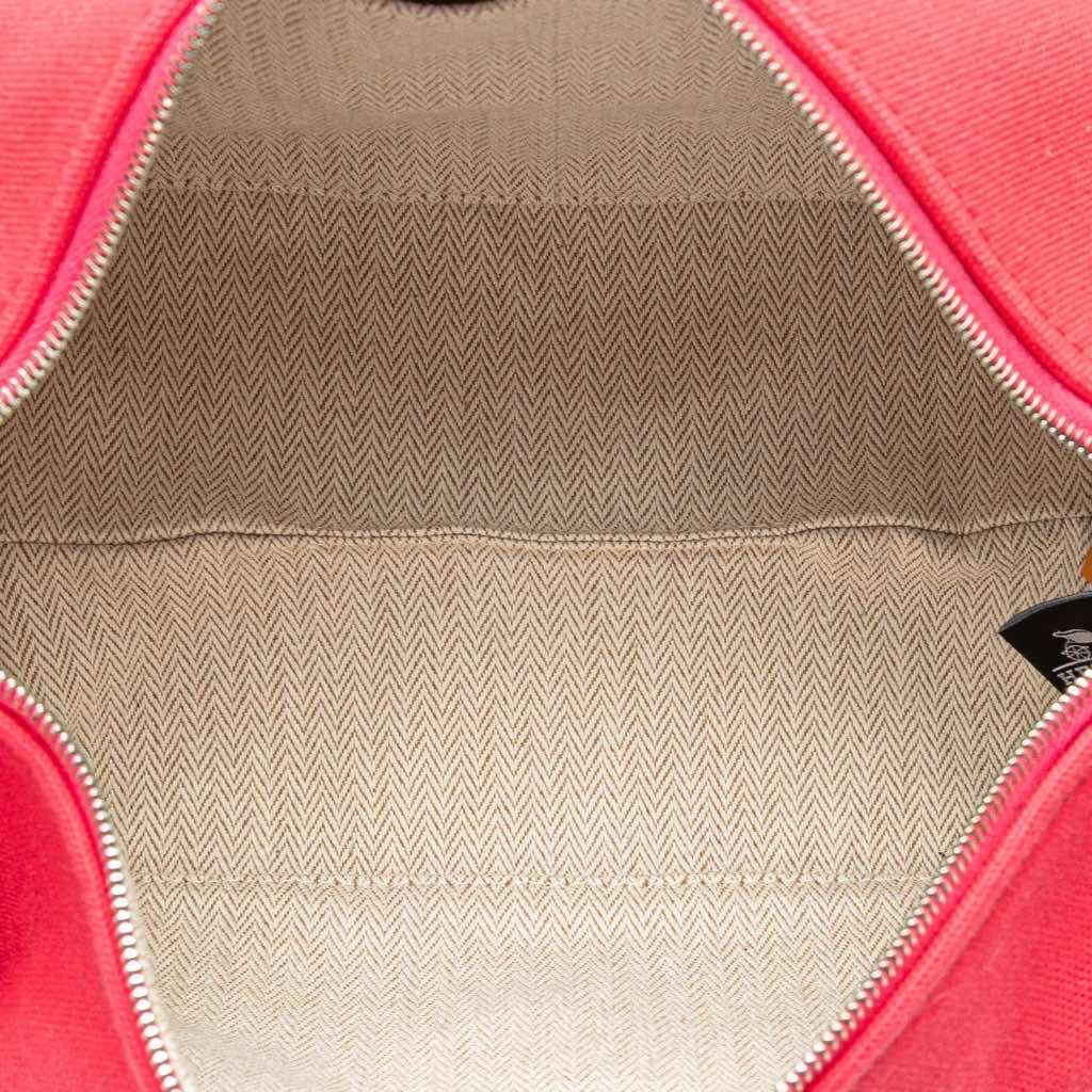 Hermès Small Canvas Bride A Brac Pink Canvas Good condition - Model View