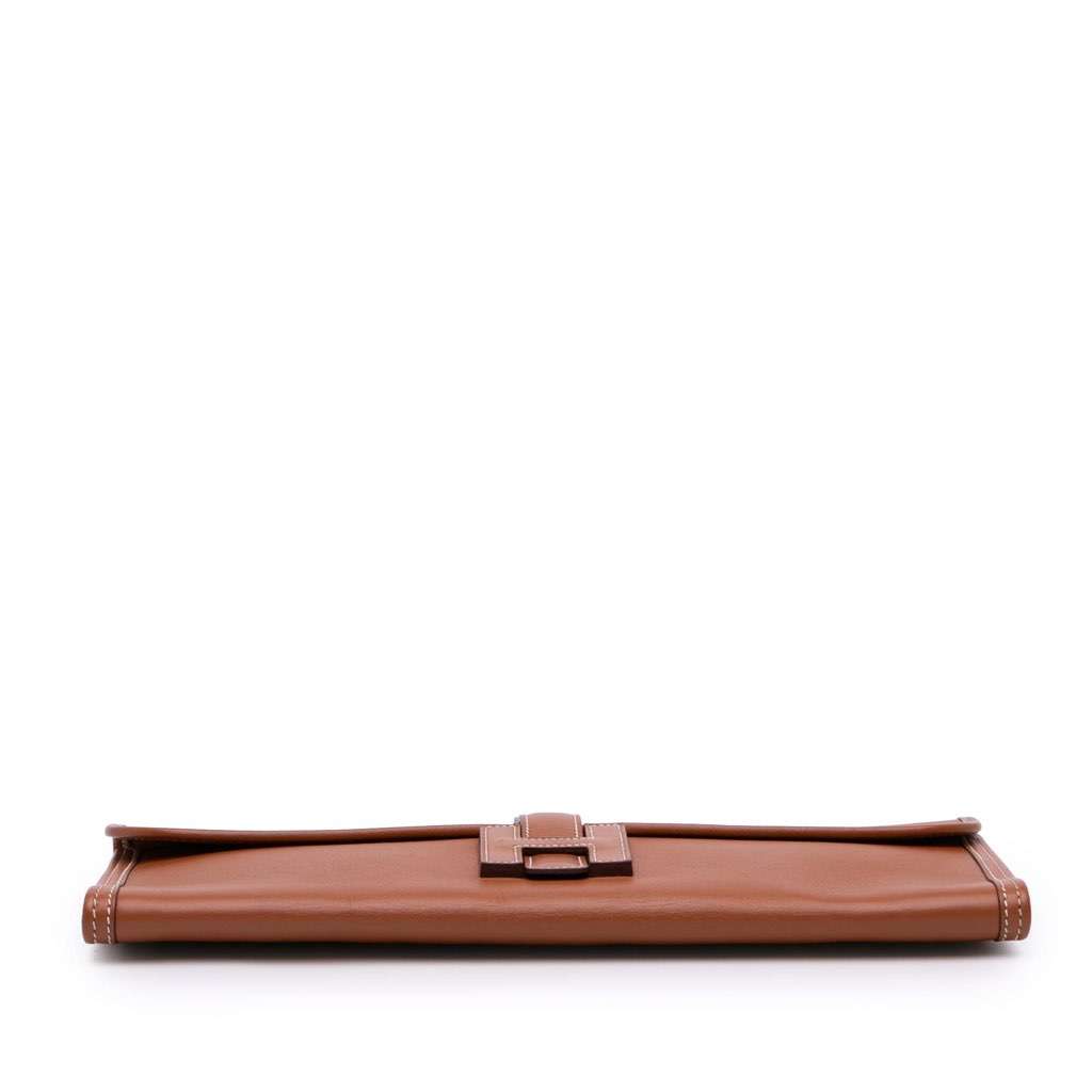 Hermès Swift Jige Elan 35 Brown Leather Good condition - Inside View
