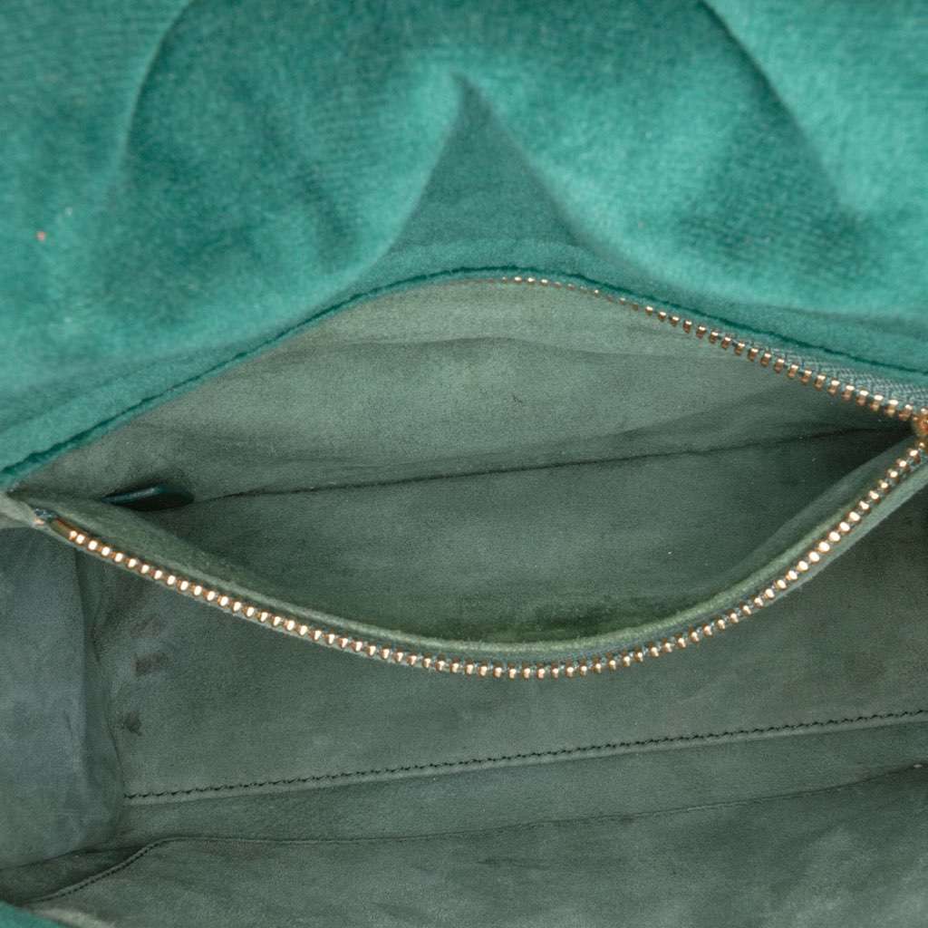 Dior Small Velvet Cannage My ABCDior Lady Dior Green Velvet Good condition - Box View