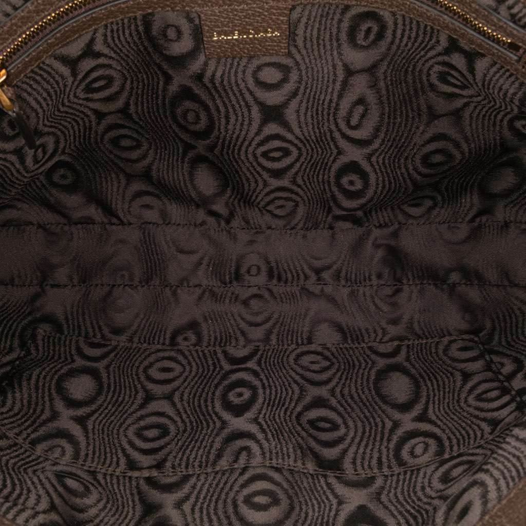 Gucci Balenciaga The Hacker Project Medium GG Supreme Web Jackie 1961 Crossbody Brown Canvas Good - Model View