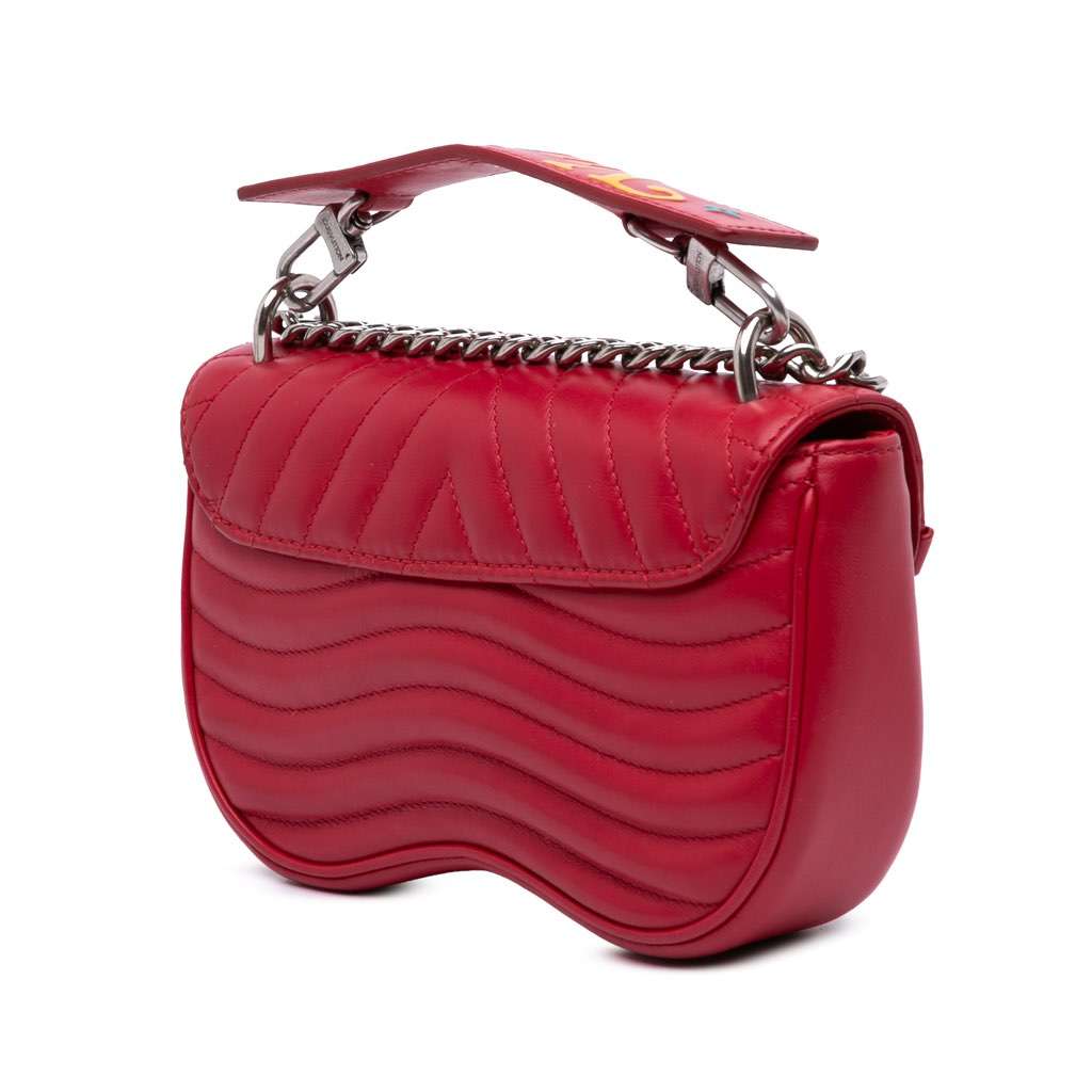 Louis Vuitton New Wave Chain Bag PM Red Leather Very good condition - Back View