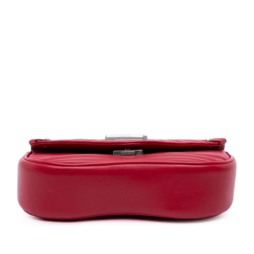Louis Vuitton New Wave Chain Bag PM Red Leather Very good condition - Inside View