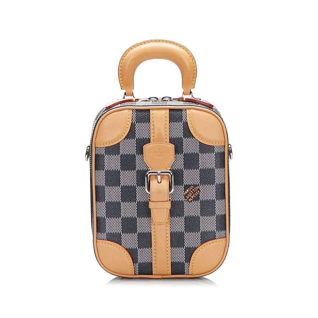 Louis Vuitton Damier Colors Valisette Verticale Grey Canvas Very good - Front View