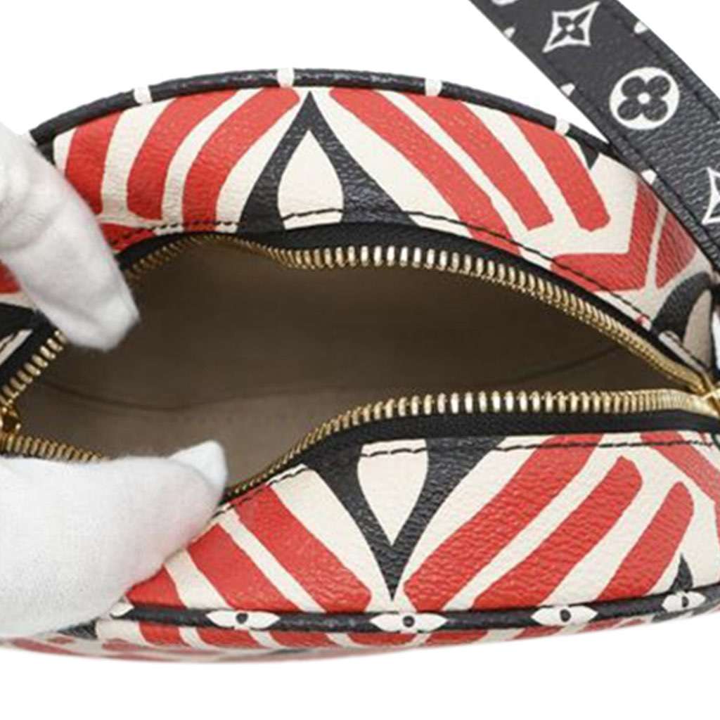 Louis Vuitton Monogram Giant Crafty Boite Chapeau Souple Bag Red Canvas Good - Model View