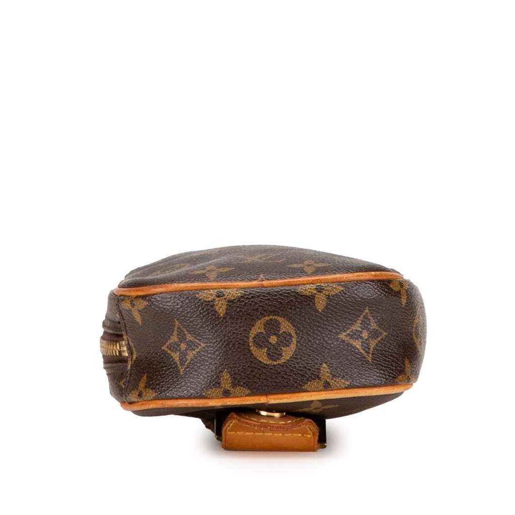 Louis Vuitton Monogram Pochette Gange Brown Canvas Good - Inside View