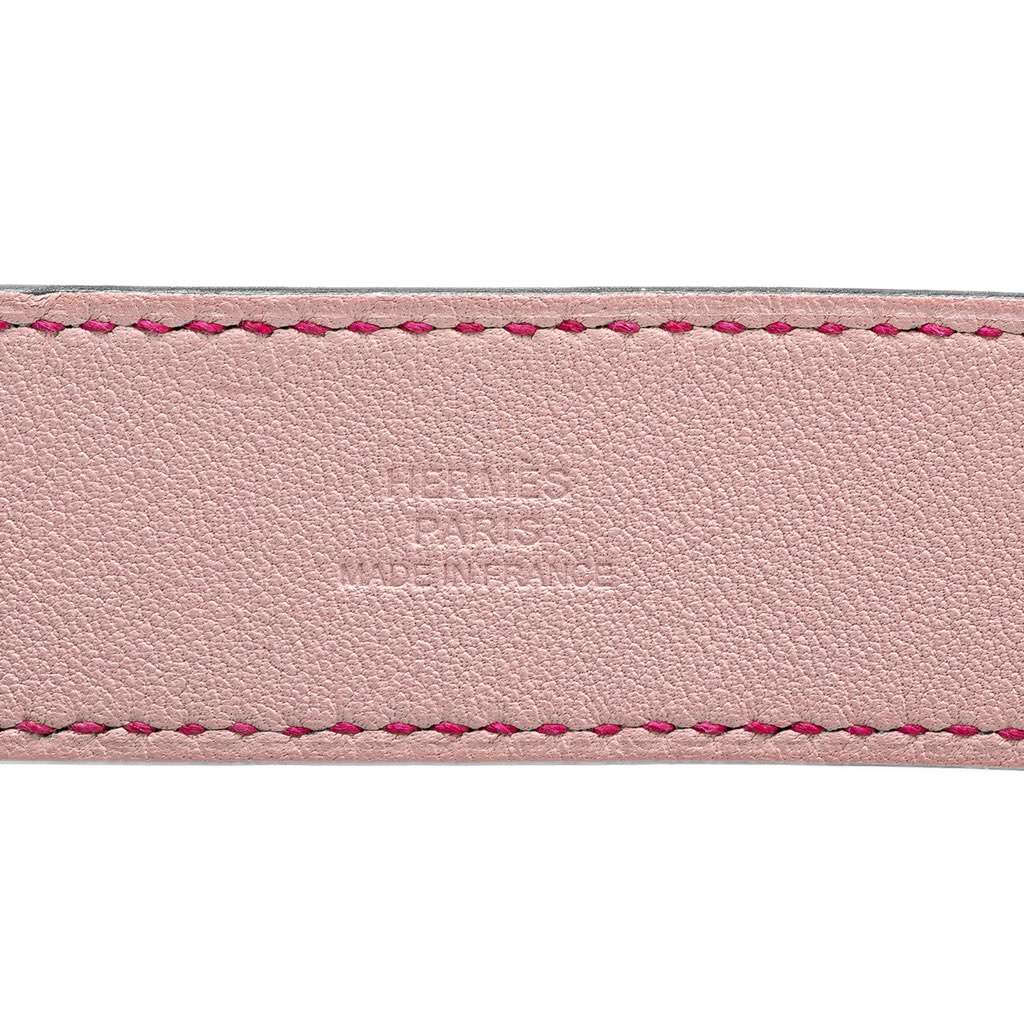 Hermès Chevre Chamkila Kelly Twist Bracelet PM T2 Pink Leather Very good condition - Model View