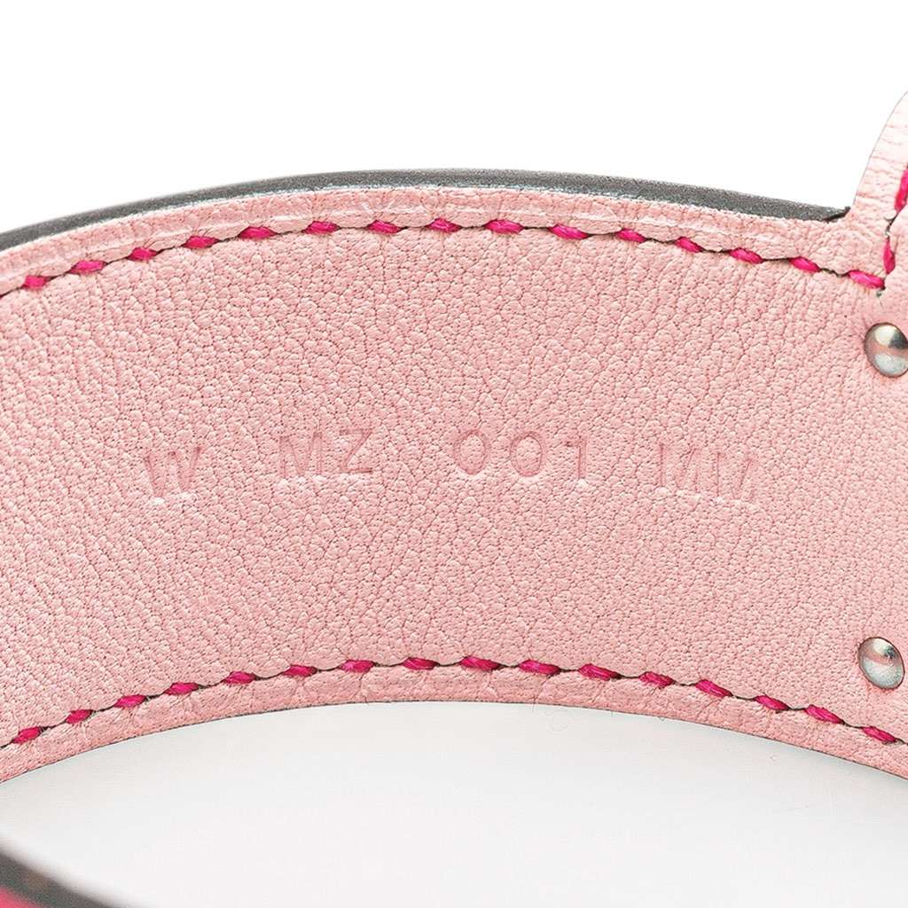 Hermès Chevre Chamkila Kelly Twist Bracelet PM T2 Pink Leather Very good condition - Box View