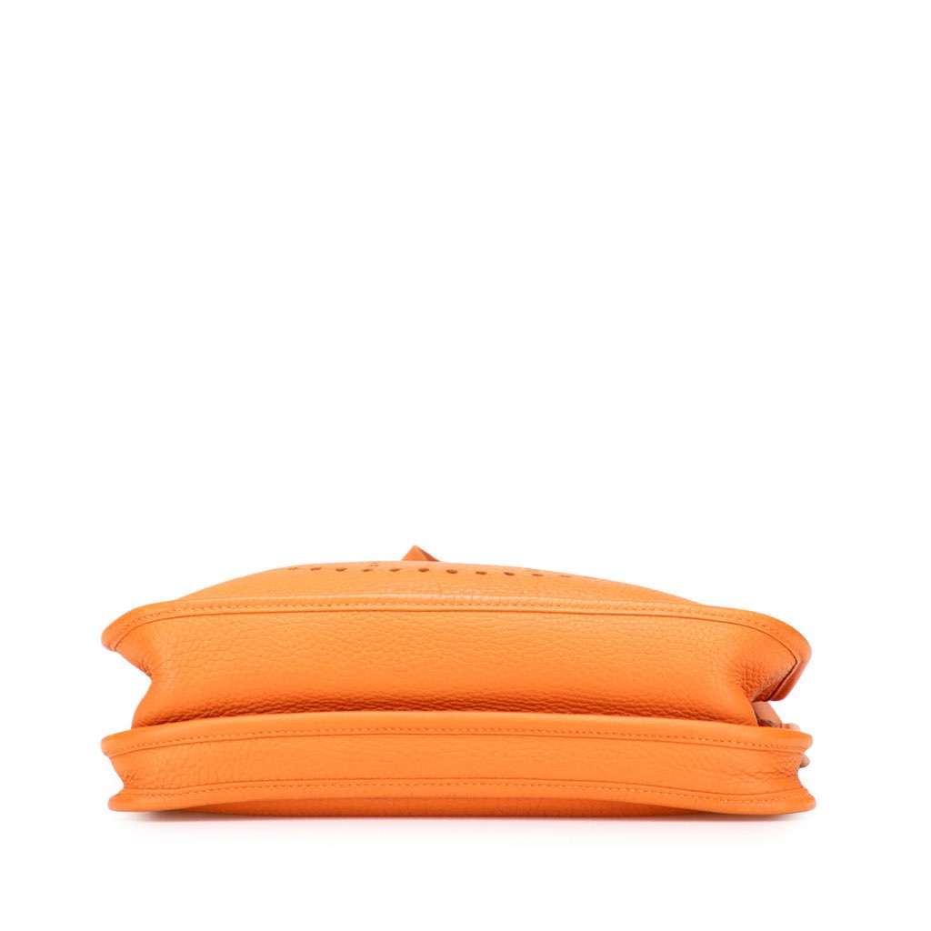 Hermès Clemence Evelyne III PM Orange Leather Very good condition - Inside View