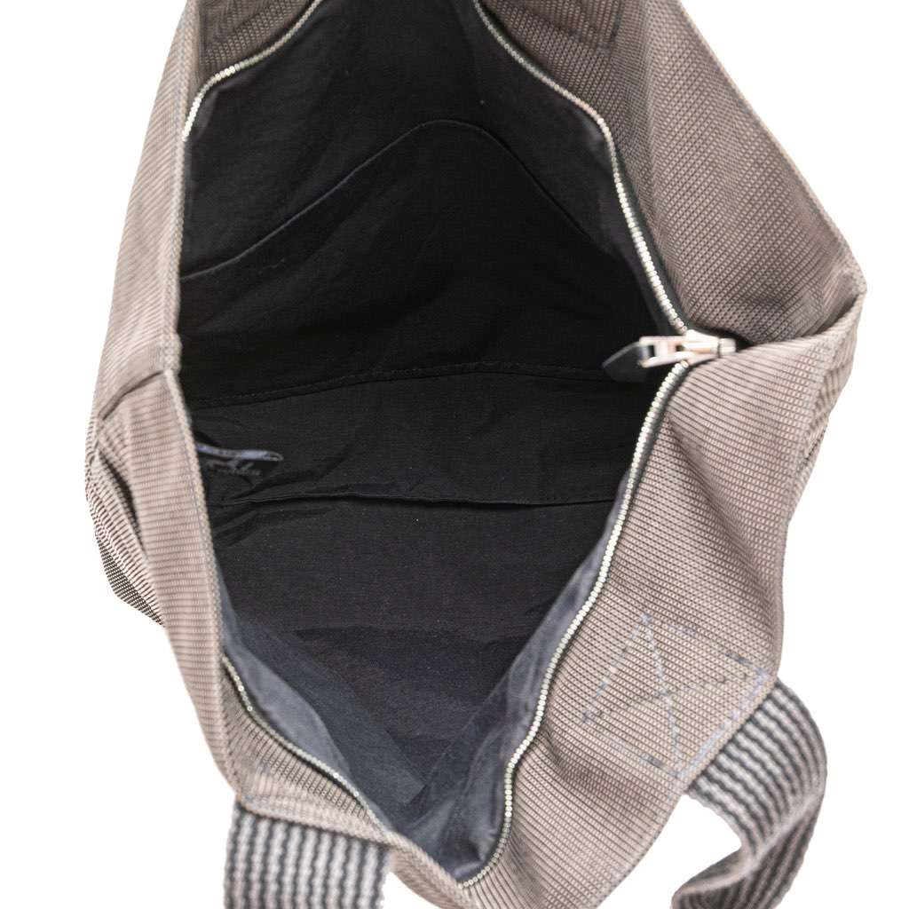 Hermès Canvas Herline Cabas Grey Canvas Good condition - Model View