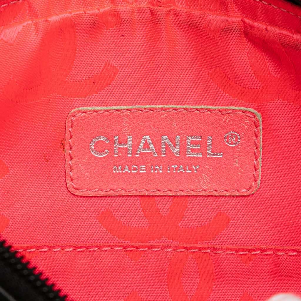 Chanel Lambskin Cambon Ligne Crossbody Black Leather Good condition - Box View