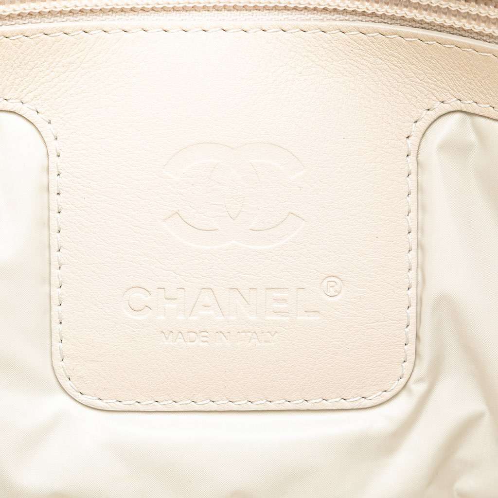 Chanel Nylon Tweed Printed Coco Cocoon Tote MultiColor Very good - Box View