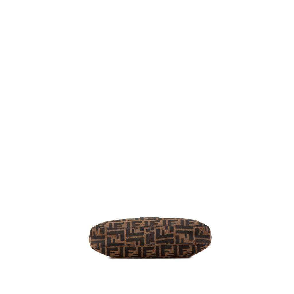 Fendi Zucca Canvas Shoulder Bag Brown Canvas Very good - Inside View