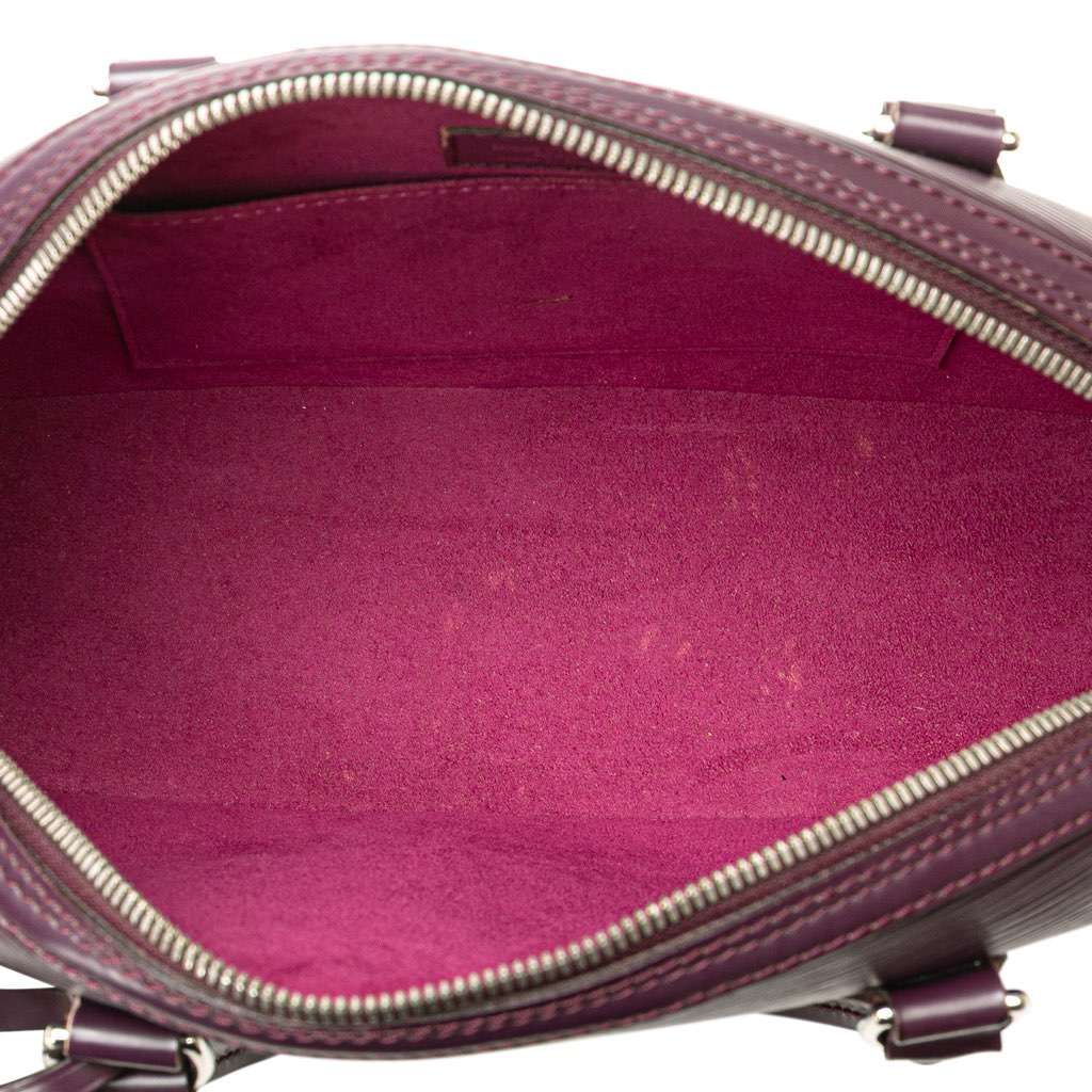 Louis Vuitton Epi Jasmine Purple Leather Good - Model View