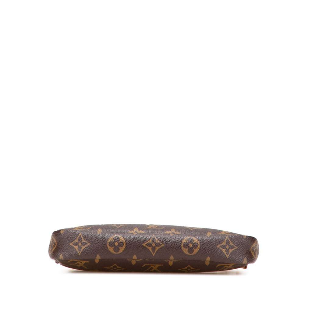 Louis Vuitton Monogram Pochette Accessoires Brown Canvas Good - Inside View