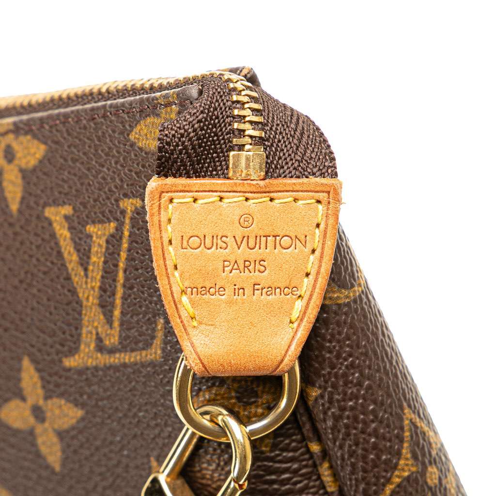 Louis Vuitton Monogram Pochette Accessoires Brown Canvas Good - Box View