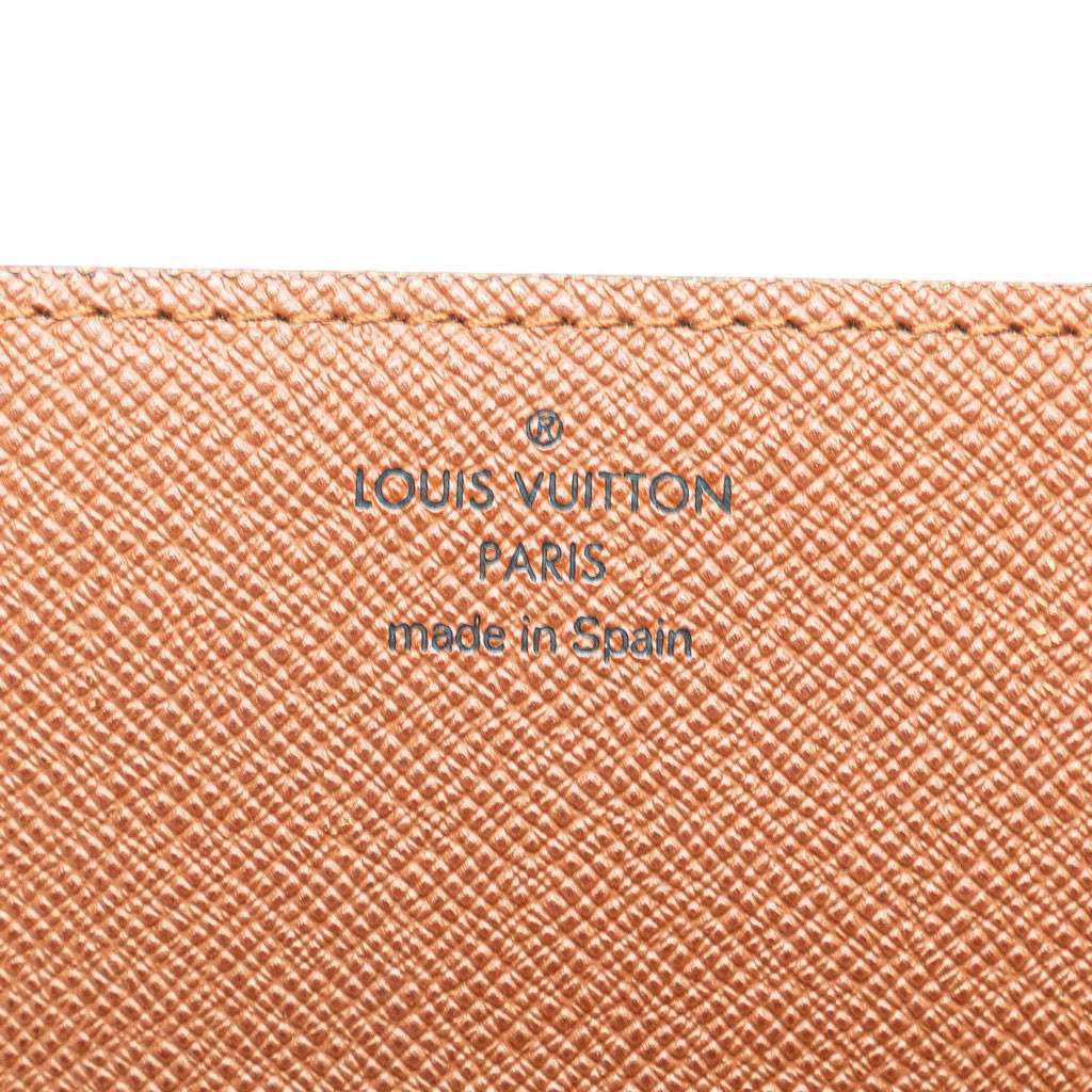 Louis Vuitton Monogram Enveloppe Carte De Visite Brown Canvas Good - Box View
