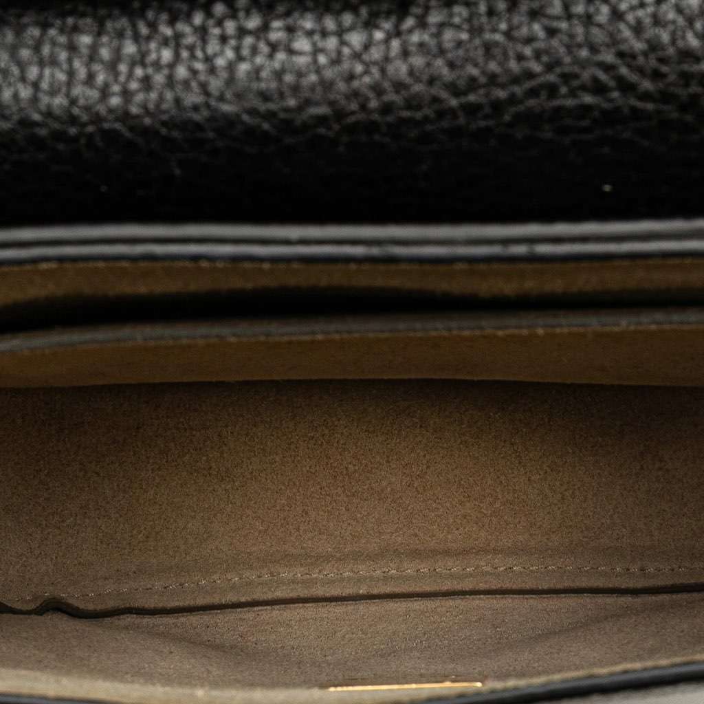 Chloé Mini Leather Drew Crossbody Black Leather Good condition - Model View