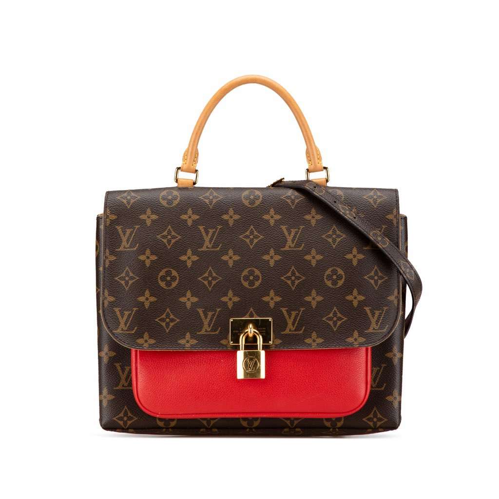 Louis Vuitton Monogram Marignan Brown Canvas Good - Front View