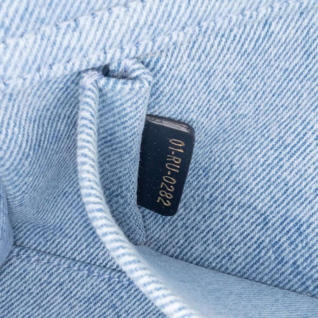 Dior Medium Denim Cannage Lady D Joy Blue Denim Very good condition - Box View