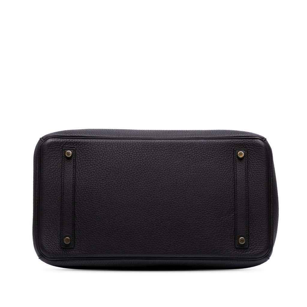 Hermès Togo Birkin Retourne 35 Black Leather Good condition - Inside View