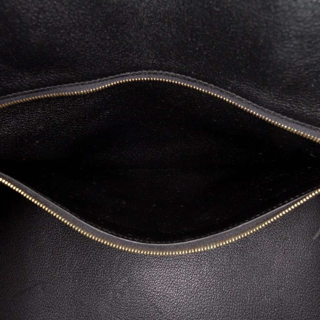 Hermès Togo Birkin Retourne 35 Black Leather Good condition - Box View