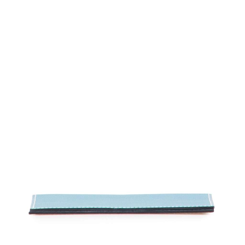 Hermès Epsom MC2 Magellan Passport Holder Blue Leather Good condition - Inside View