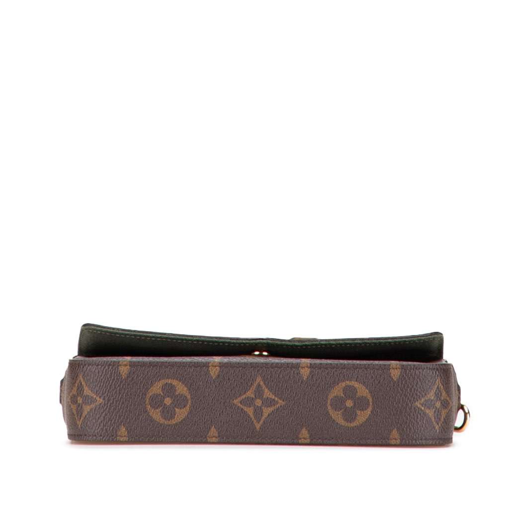 Louis Vuitton Monogram Felicie Strap And Go Brown Canvas Very good - Inside View