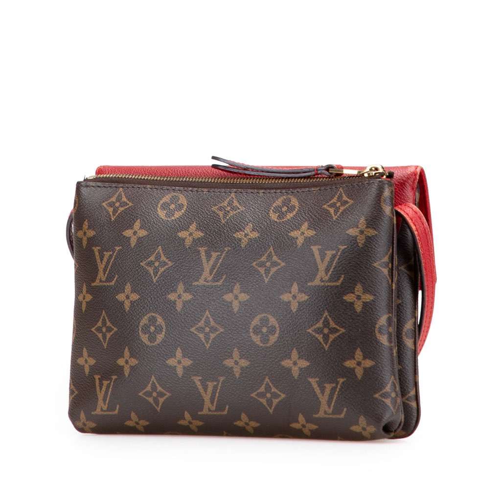 Louis Vuitton Monogram Twice Brown Canvas Very good - Back View