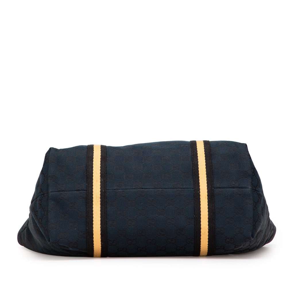 Gucci Large GG Canvas Jolicoeur Tote Black Canvas Very good - Inside View