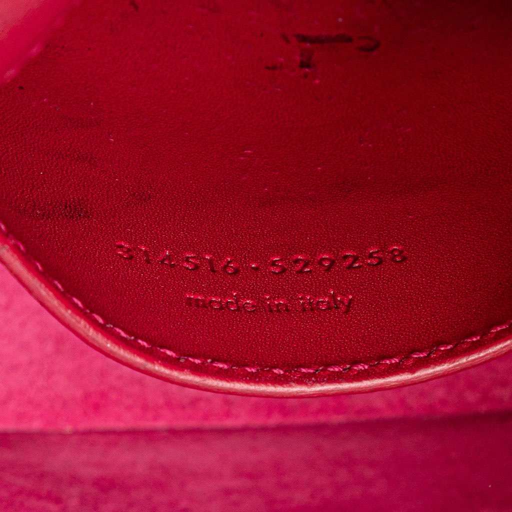 Saint Laurent Small Leather Betty Crossbody Red Leather Very good - Box View