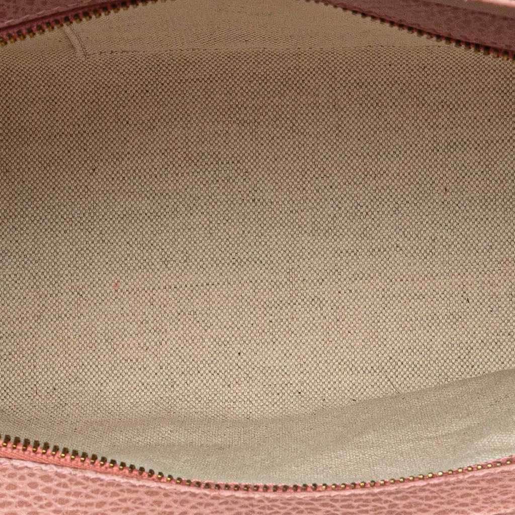 Gucci Mini Leather Swing Satchel Pink Leather Very good - Model View