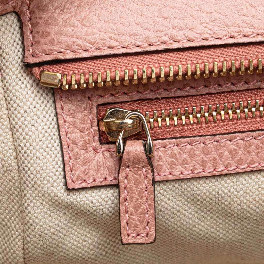 Gucci Mini Leather Swing Satchel Pink Leather Very good - Box View