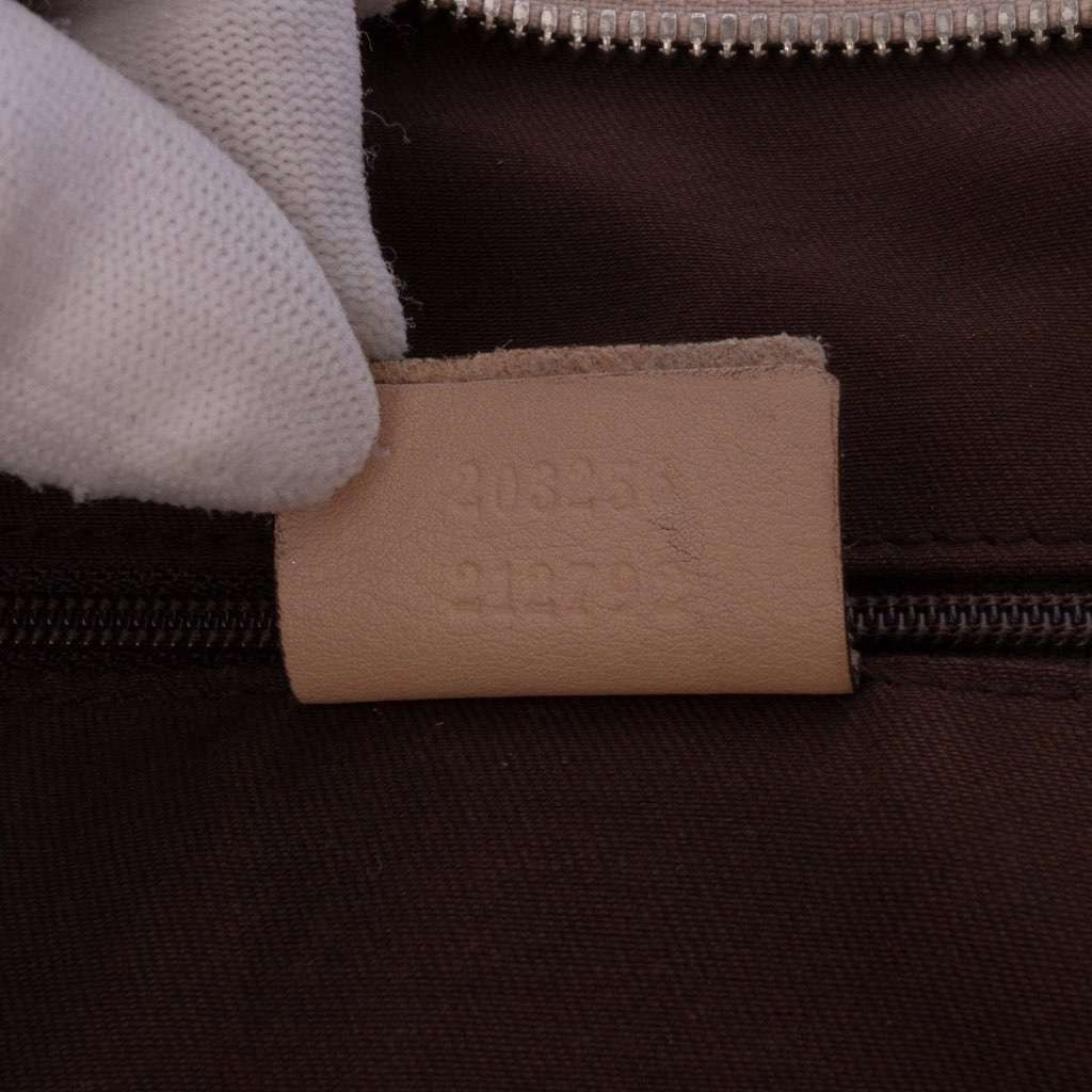 Gucci Small GG Canvas Princy Hobo Brown Canvas Good - Box View