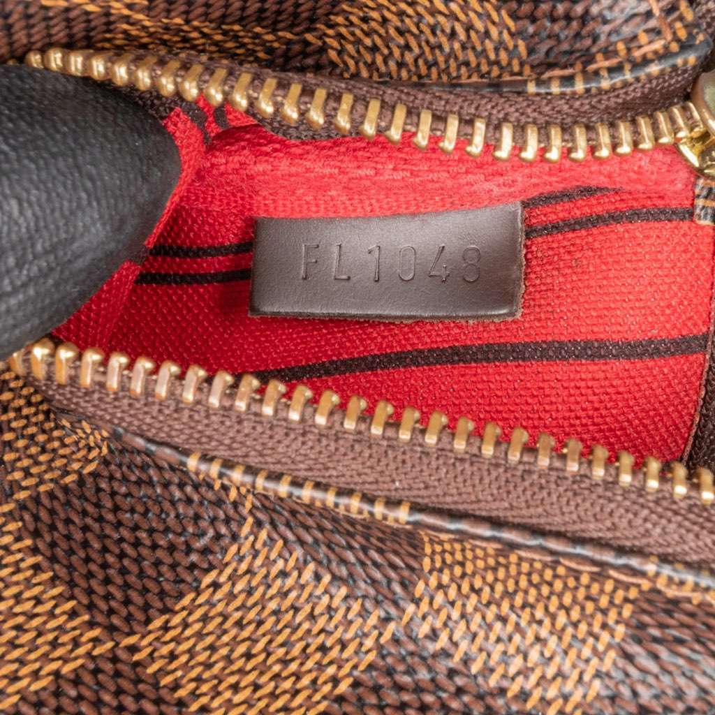 Louis Vuitton Damier Ebene Trunks and Bags Mini Pochette Accessoires Brown Canvas Good condition - Box View