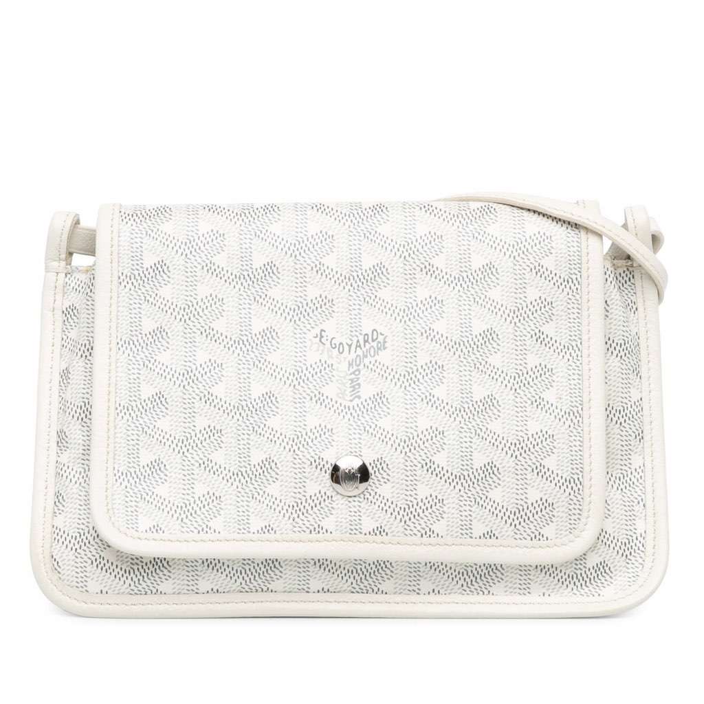 Goyard Goyardine Plumet Pocket Wallet White Canvas Very good - Front View