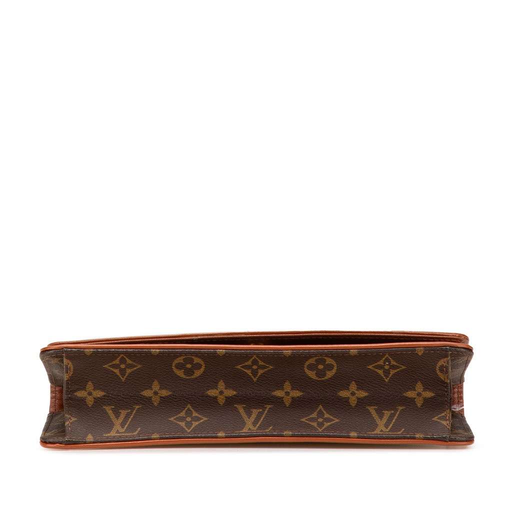 Louis Vuitton Monogram Pochette Dame PM Brown Canvas Good - Inside View
