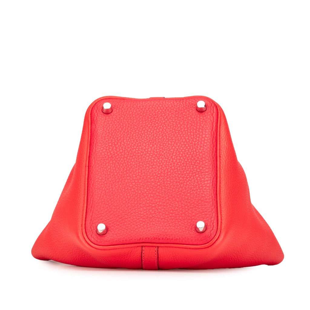 Hermès Clemence Picotin Lock 18 Red Leather Good condition - Inside View