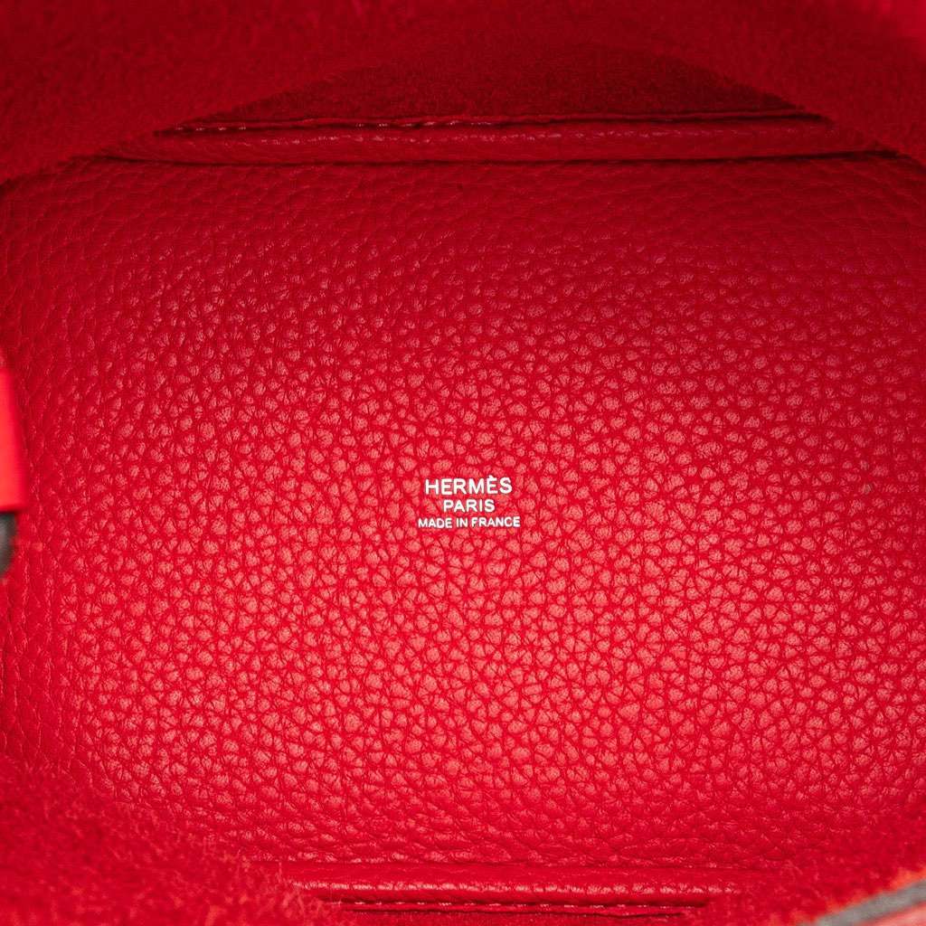 Hermès Clemence Picotin Lock 18 Red Leather Good condition - Model View