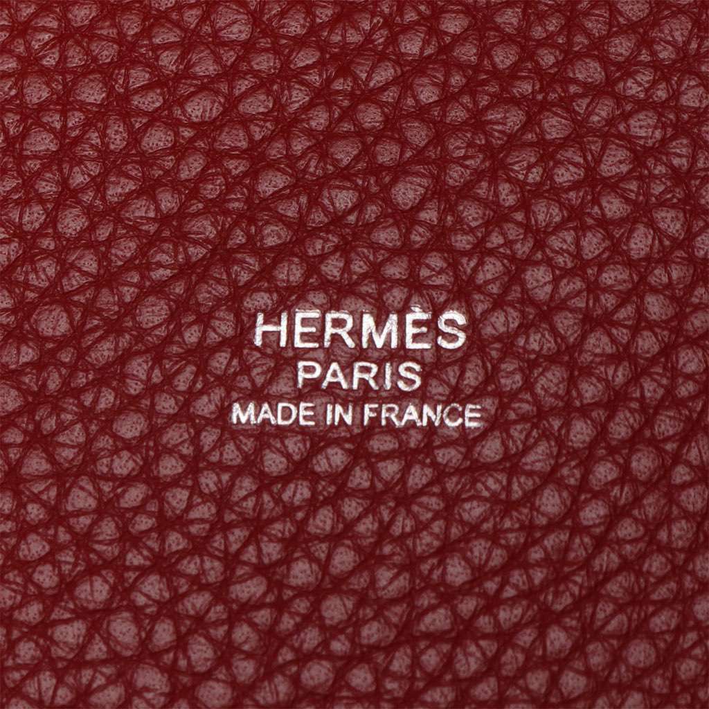 Hermès Clemence Picotin Lock 18 Red Leather Good condition - Model View