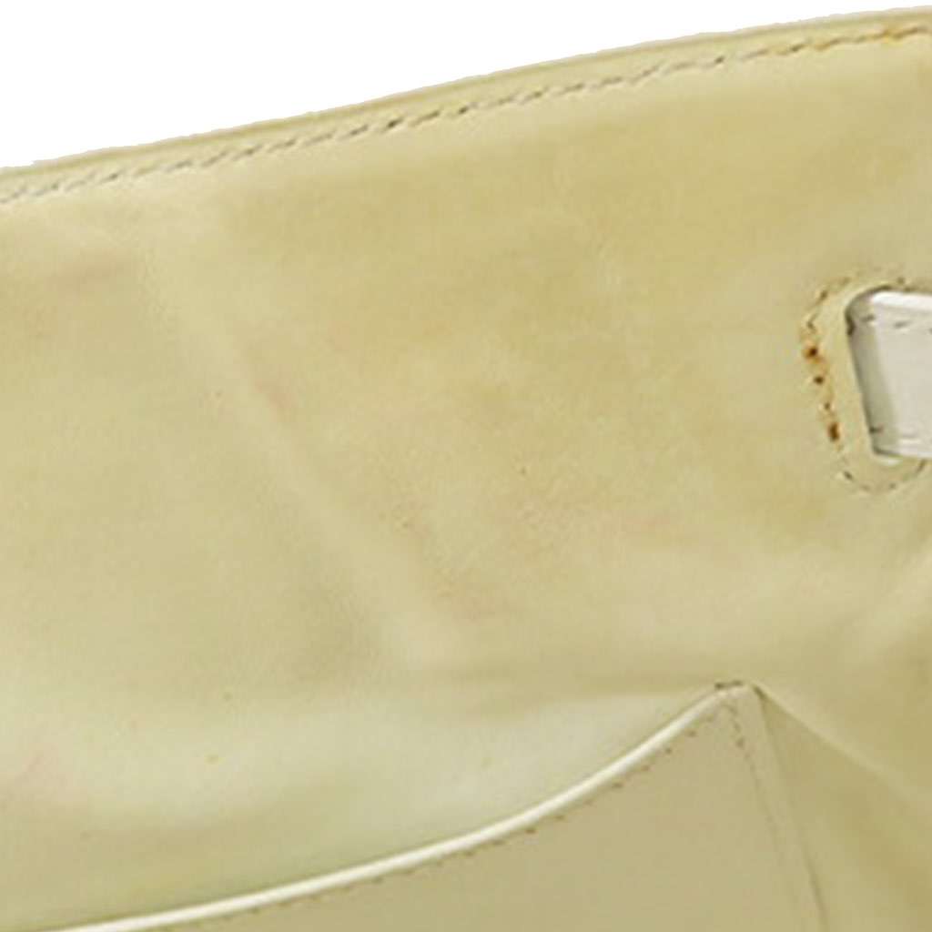 Hermès Clemence Birkin 30 White Leather Good condition - Box View