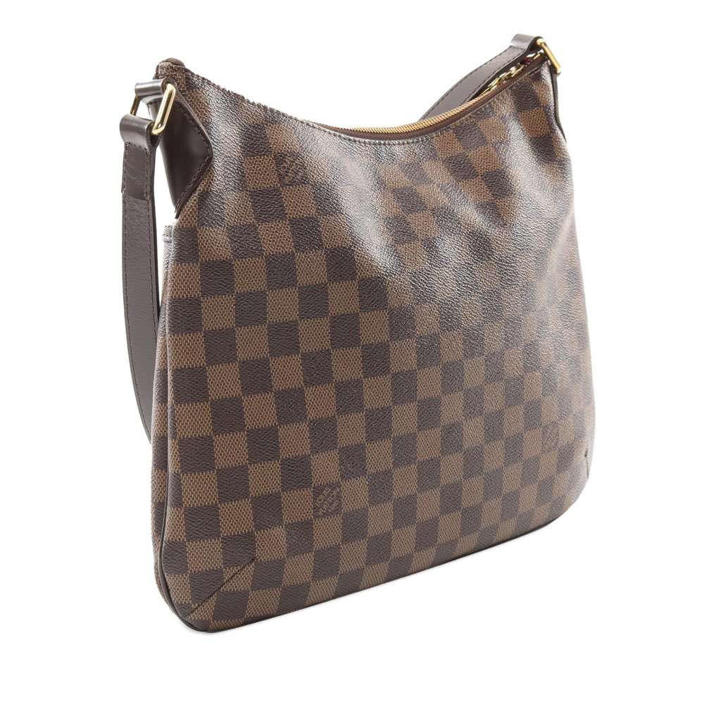 Louis Vuitton Damier Ebene Bloomsbury PM Brown Canvas Good - Back View