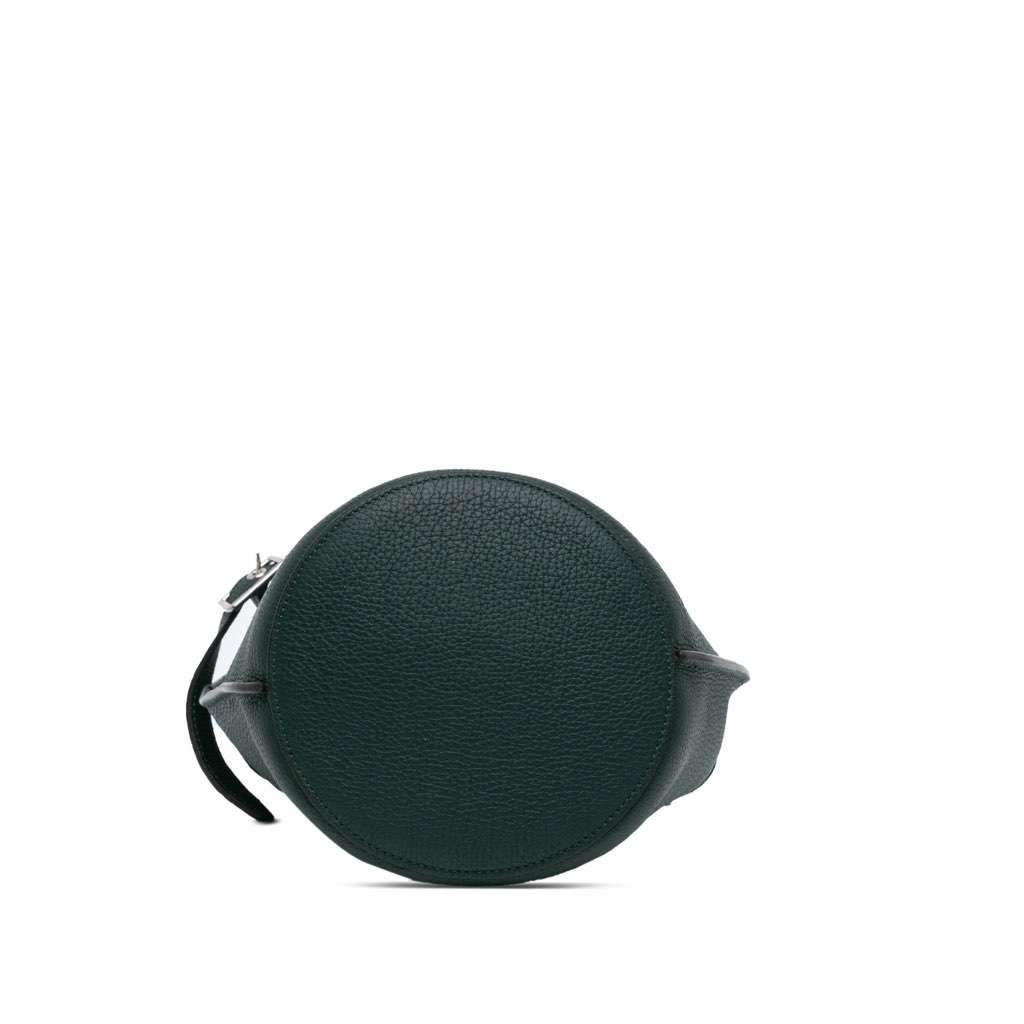 Celine Nano Leather Big Bucket Bag Green Leather Good - Inside View