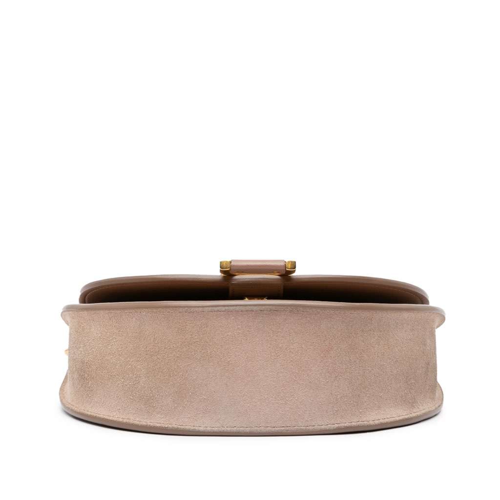 Chloé Grained Calfskin Marcie Chain Flap Brown Leather Good condition - Inside View