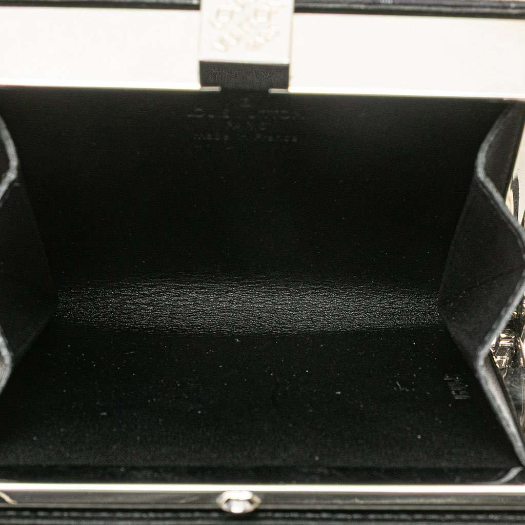 Louis Vuitton Monogram Satin Mini Ange Black Satin Very good - Model View