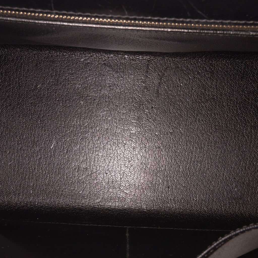 Hermès Box Calf Kelly II Sellier 32 Black Leather Good condition - Model View
