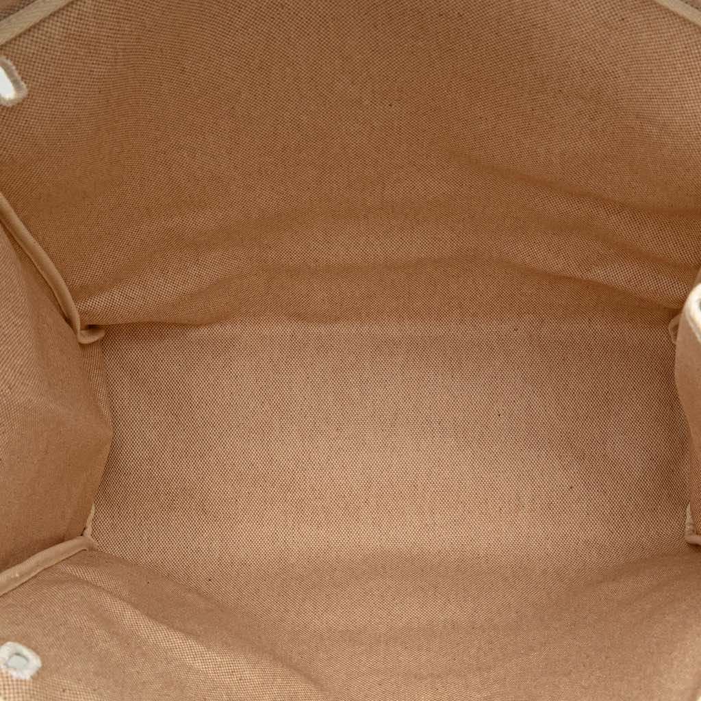 Hermès Toile Herbag MM Brown Canvas Fair condition - Box View