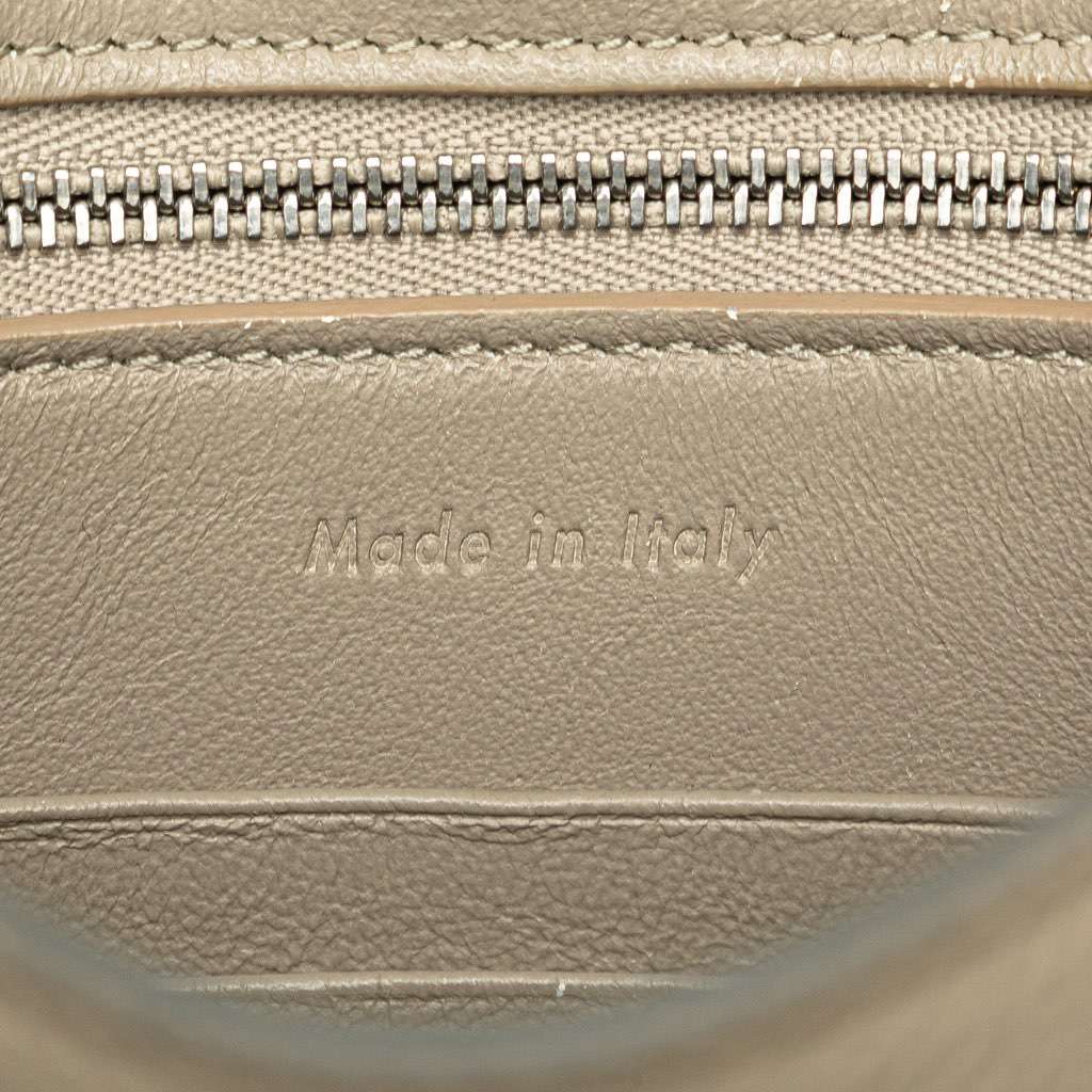 Celine Small Bicolor Leather Trotteur Crossbody Brown Leather Good - Box View